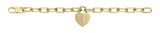 FOSSIL Harlow Linear Texture Heart Bracelet Gold FOSSIL Harlow Linear Texture Heart Bracelet Gold