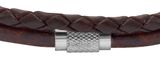 FOSSIL All Stacked Up Multi-Row Leather Bracelet Brown FOSSIL All Stacked Up Multi-Row Leather Bracelet Brown