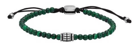 FOSSIL Bead Bracelet Reconstructed Malachite