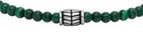 FOSSIL Bead Bracelet Reconstructed Malachite
