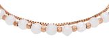 FOSSIL All Stacked Up Bead Bracelet Rosegold