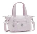 kipling Basic Elevated Art Mini Handbag Gleam Silver