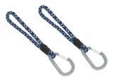 Lässig CAS MIX Stroller Hooks Cord 2 pcs Black / Blue / Vanilla Lässig CAS MIX Stroller Hooks Cord 2 pcs Black / Blue / Vanilla