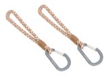 Lässig CAS MIX Stroller Hooks Cord 2 pcs Camel / Vanilla / Lavender Lässig CAS MIX Stroller Hooks Cord 2 pcs Camel / Vanilla / Lavender
