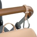 Lässig CAS MIX Stroller Hooks Cord 2 pcs Camel / Vanilla / Lavender Lässig CAS MIX Stroller Hooks Cord 2 pcs Camel / Vanilla / Lavender