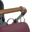 Lässig CAS MIX Stroller Hooks Cord 2 pcs Green / Lavender / Deep Red