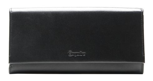 Esquire New Silk Ladies Long Wallet Black