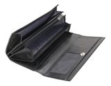 Esquire New Silk Ladies Long Wallet Black Esquire New Silk Ladies Long Wallet Black