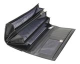 Esquire New Silk Ladies Long Wallet Black Esquire New Silk Ladies Long Wallet Black