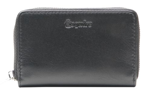 Esquire Silk 02 Zip Wallet Black