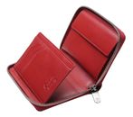 Esquire Silk 02 Zip Around Wallet Red
