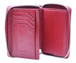 Esquire Silk 02 Zip Around Wallet Red