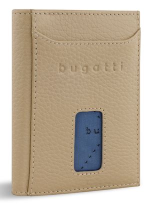 bugatti Secure Slim Special Mini Wallet Beige