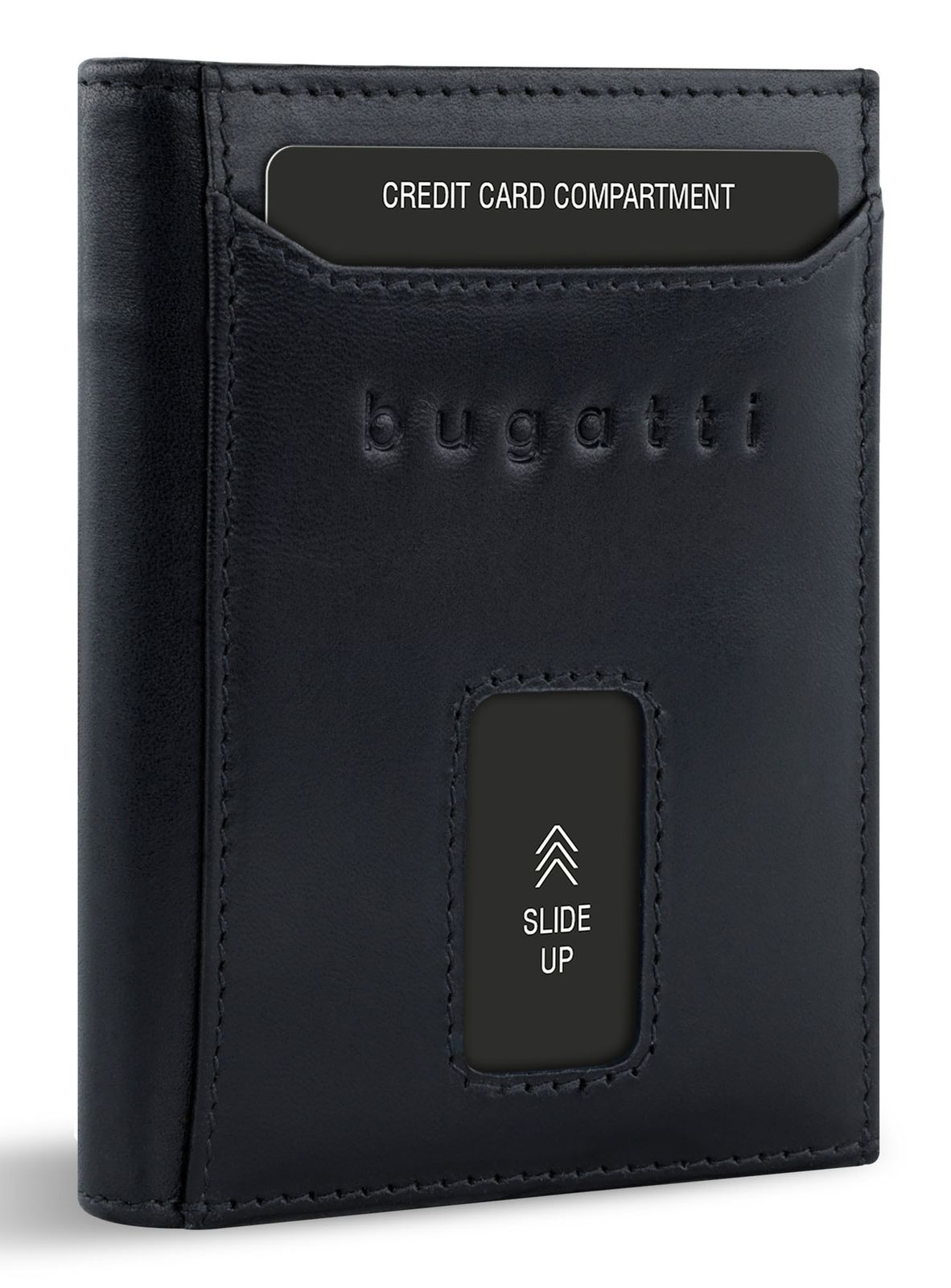 Portefeuille Porte-Passeport En Cuir PU Multi-Compartiments - Fin Et Léger Pour Voyage - Rose Ou Noir