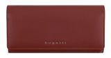 bugatti Mira Ladies Long Wallet With Flap Red bugatti Mira Ladies Long Wallet With Flap Red