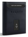 bugatti Secure Slim Special Zip Mini Wallet Black bugatti Secure Slim Special Zip Mini Wallet Black