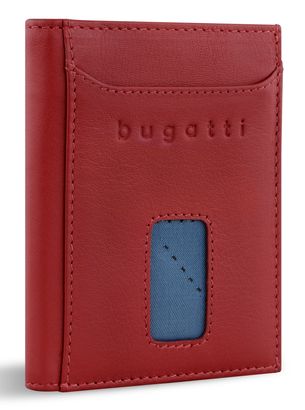 bugatti Secure Slim Mini Wallet Red