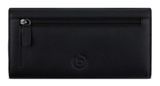 bugatti Mira Ladies Long Wallet With Flap Black bugatti Mira Ladies Long Wallet With Flap Black