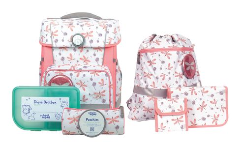 School-Mood Champion Nordic Collection Schulranzen-Set 7-teilig Dragonfly