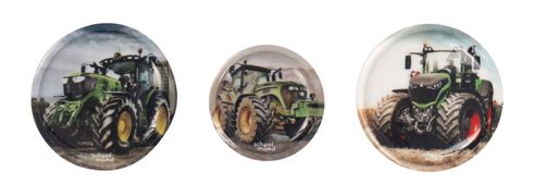School-Mood 3er Patchy-Set Tractor