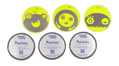 School-Mood 6er Patchy-Set Yellow Monsters