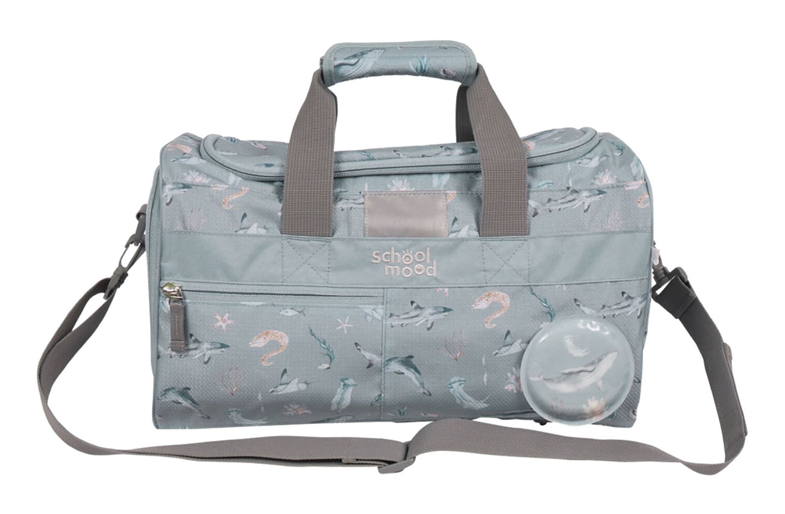 School-Mood Sports Bag Ella, Borsa Sportiva Per Bambini, 38x21x17 Cm, Con Scomparto Umido E Tracolla Regolabile