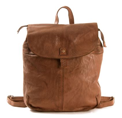 HAROLD'S Submarine City Backpack Cognac