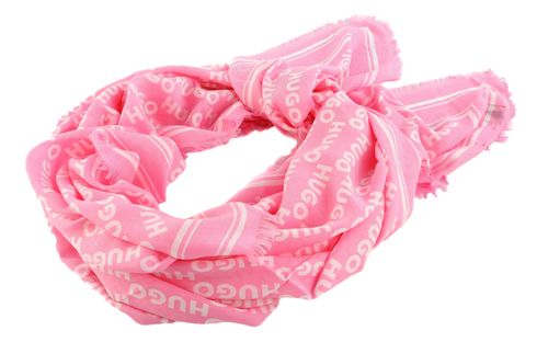 HUGO Alycia Scarf 120x120 Medium Pink