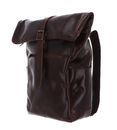 BUCKLE & SEAM Norman Dot Leather Backpack Brown