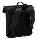 BURKELY Minimal Mason Rolltop Backpack 14" Busy Black