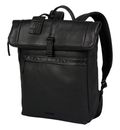 BURKELY Minimal Mason Rolltop Backpack 14" Busy Black