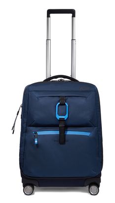 PIQUADRO Corner 2O Slim 4 Wheeled Cabin Trolley Blue