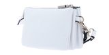 GUESS Latona Mini Tri Compartment Top Zip White