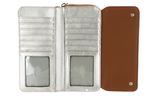 GUESS Meridian Clutch Organizer L Cognac