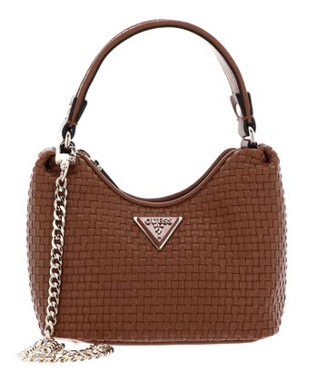 GUESS Etel Mini Hobo Bag Cognac