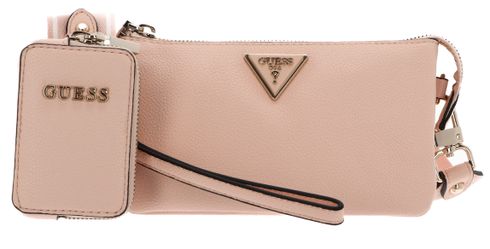 GUESS Latona Mini Tri Compartment Top Zip Light Peach