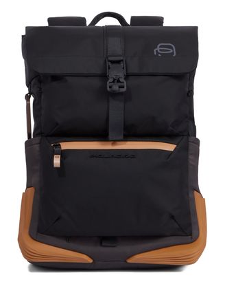 PIQUADRO Corner 2O Computer Backpack Black - Grey