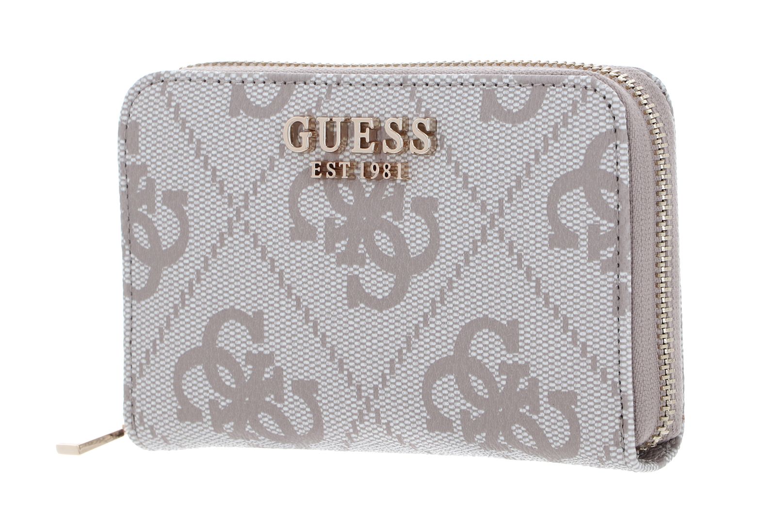 GUESS Geldbörse Eliette Logo SLG Zip Around Wallet M Dove Logo 