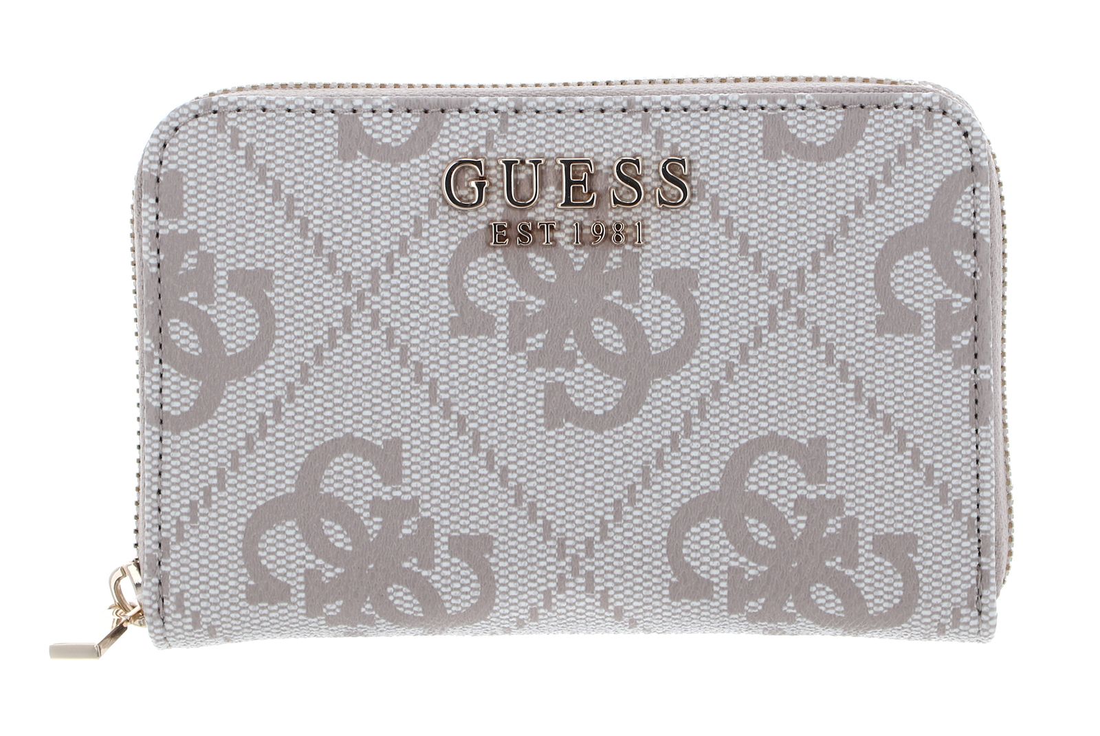 GUESS Geldbörse Eliette Logo SLG Zip Around Wallet M Dove Logo 