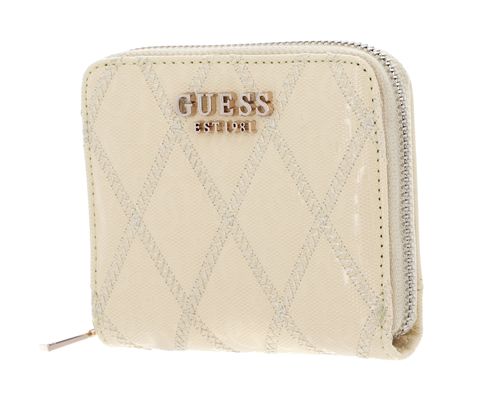 GUESS Adi SLG Zip Around Wallet S Pale Yellow