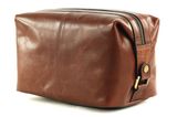 SADDLER Braga Toiletry Bag Midbrown