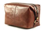 SADDLER Braga Toiletry Bag Midbrown