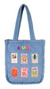 Oilily Tatum Tote Bag Brunnera Blue Oilily Tatum Tote Bag Brunnera Blue