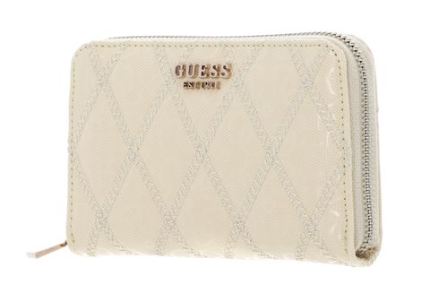 GUESS Adi SLG Zip Around Wallet M Pale Yellow