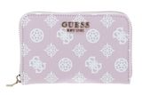 GUESS Laurel SLG Medium Zip Around Wallet Pale Pink Logo