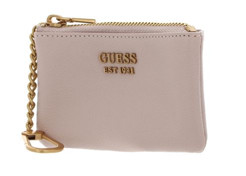 GUESS Emera SLG Zip Pouch Light Beige