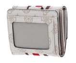 GUESS Nelka Card Case & Coin Purse Cream Logo GUESS Nelka Card Case & Coin Purse Cream Logo