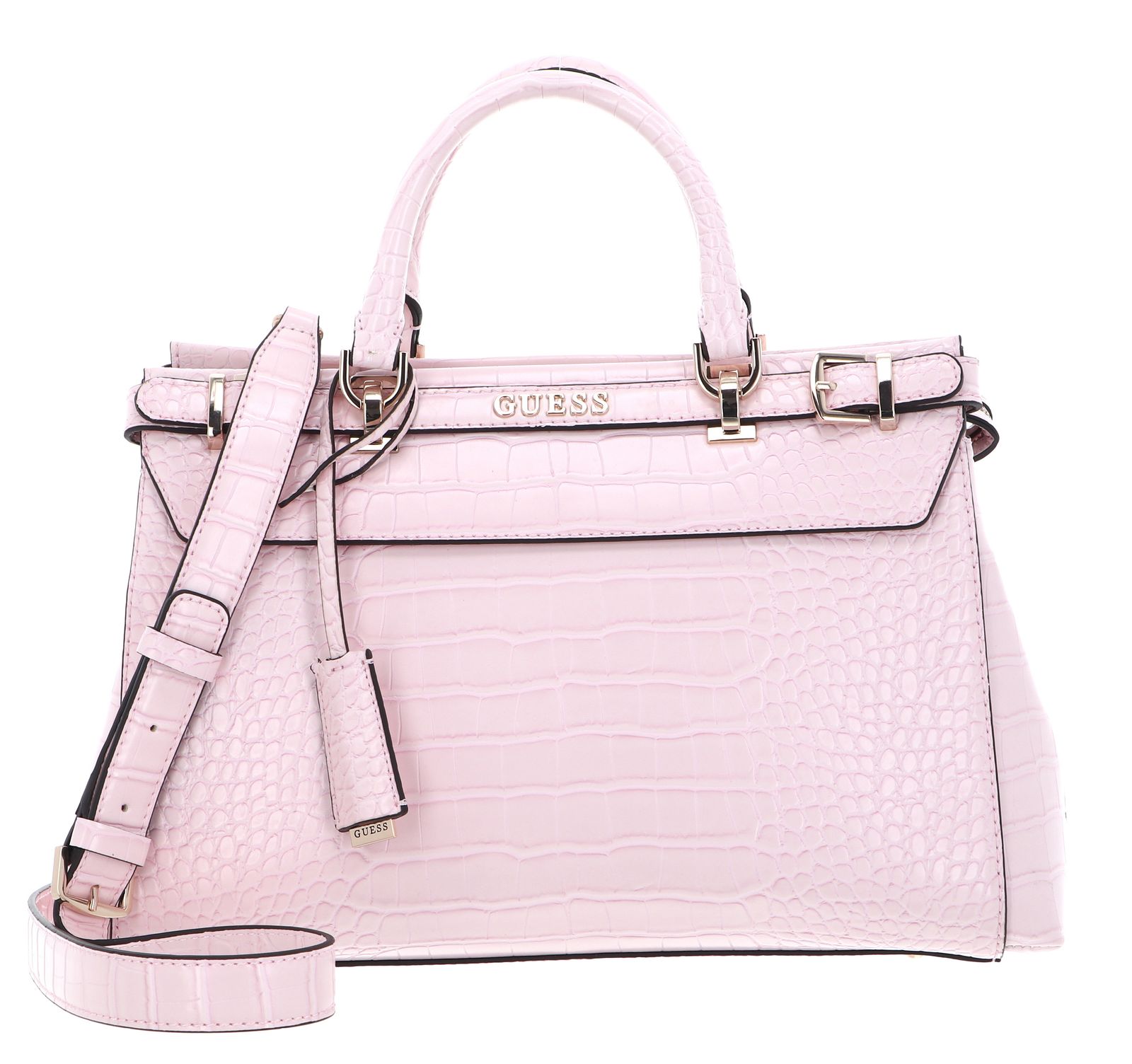 GUESS Umhängetasche Sestri Luxury Satchel Pale Pink | modeherz