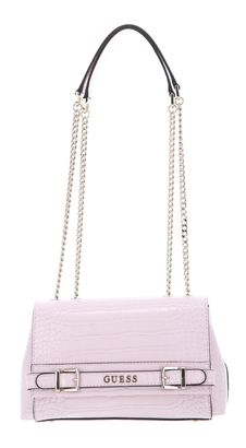 GUESS Sestri Convertible Xbody Flap Bag Pale Pink