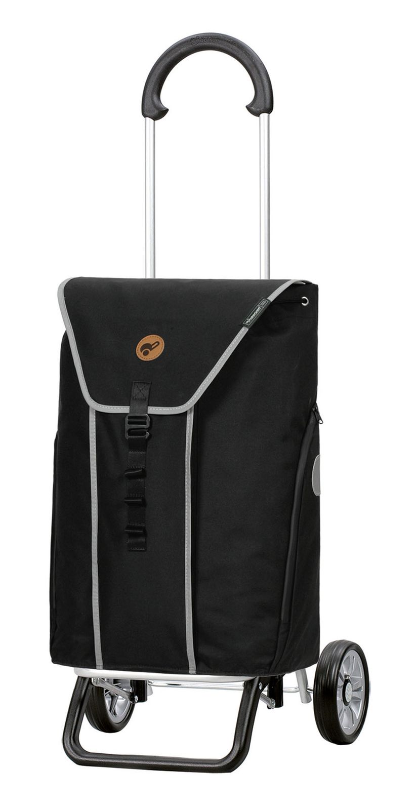 Chariot De Courses Andersen Shopper MANUFAKTUR Quattro Shopper Senta 2.0 - Gris, Dimensions 42x117x37 Cm - Transport Facile Pour Shopping